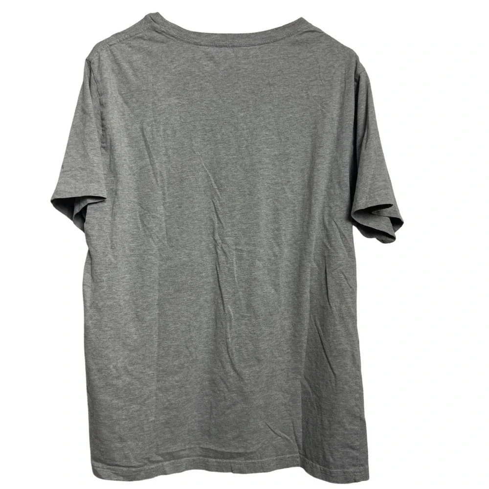 Polo Ralph Lauren Boys XL 18-20 Gray Varsity Logo Graphic T-Shirt SS School Prep